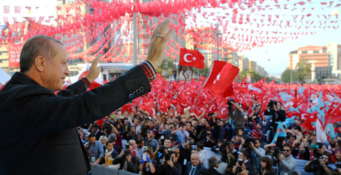 Erdoğan: Bu devletin sınırlarını gönüllü olarak kabul etmiş değiliz