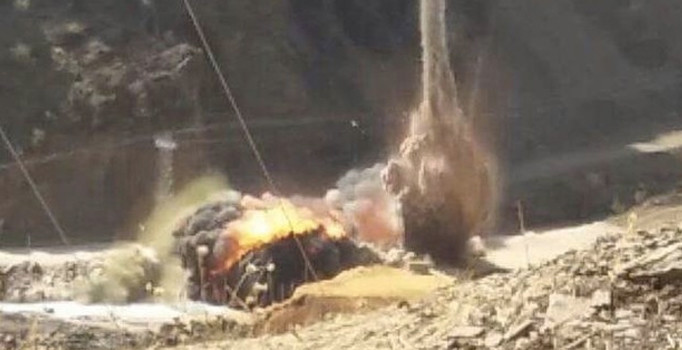 Hakkari’deki Kato Dağı'nda tuzaklanan bomba imha edildi