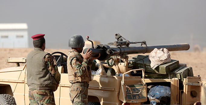 Başika'daki Türk topçusu Peşmerge'ye atış desteği veriyor | Son dakika haberleri