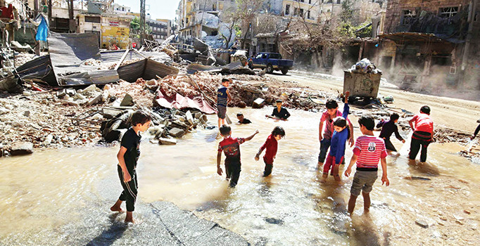 Halep’in çocukları yaşamak istemiyor