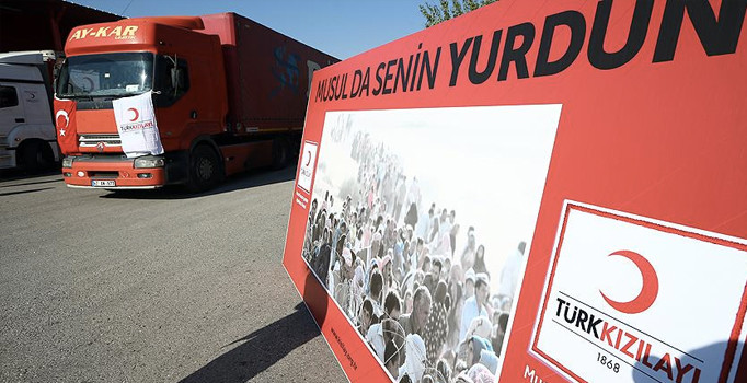 Türk Kızılayından Musul'a yardım