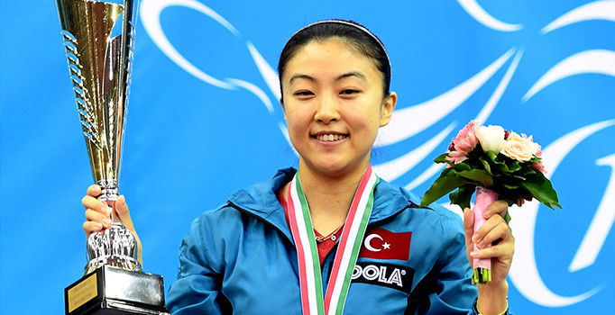 Milli sporcu Melek Hu masa tenisinde şampiyon oldu