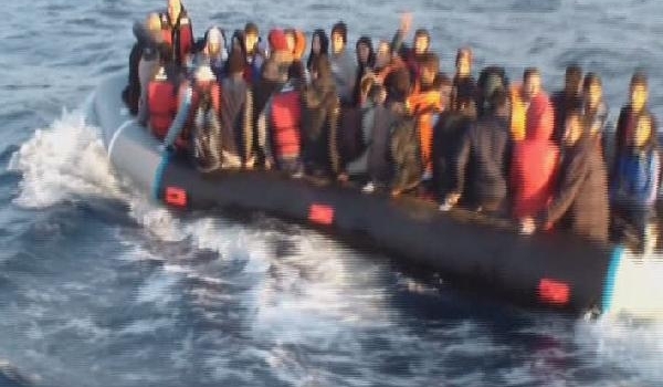 Botla Yunanistan'a kaçmaya çalışan 3 FETÖ üyesinin yakalanma anı