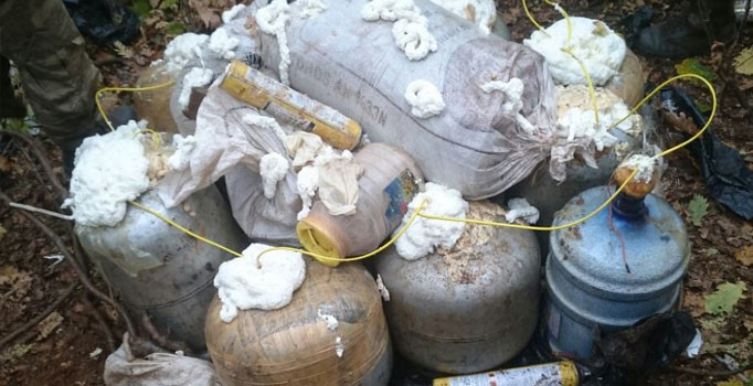 Bingöl’de 1 ton patlayıcı ele geçirildi | Son dakika haberleri
