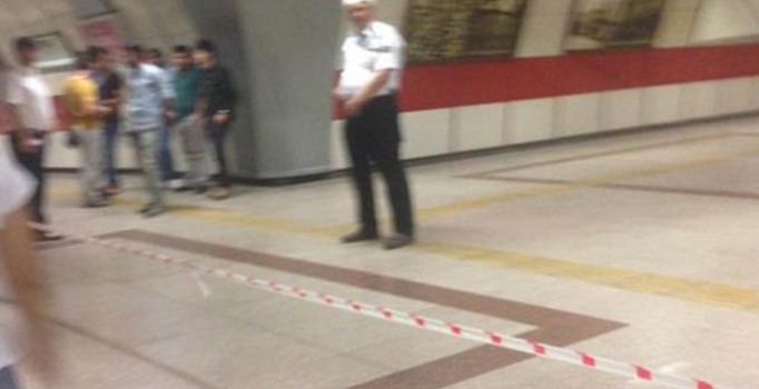 taksim metrosu nda bomba paniği