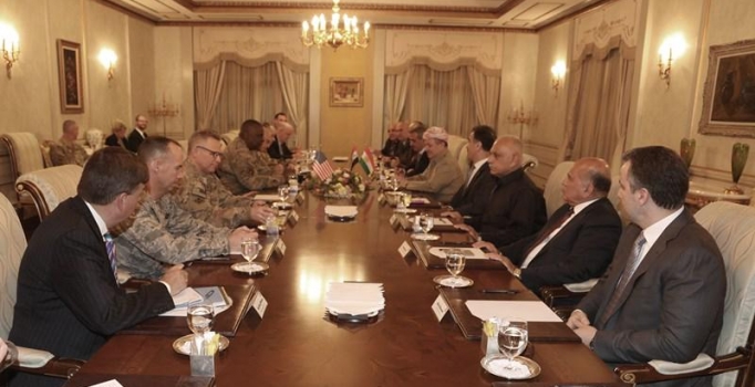 Mesut Barzani, CENTCOM komutanıyla görüştü