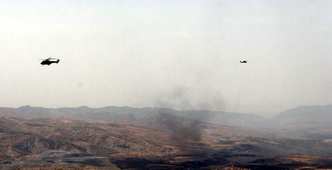 Şırnak'ta 3 askeri şehit eden 
PKK'lılara bomba yağdı