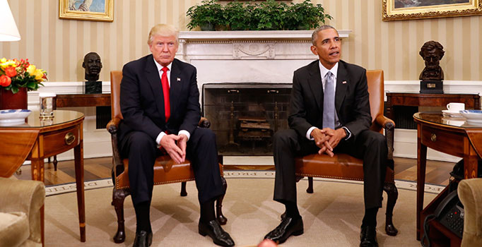 Trump, Beyaz Saray'da Obama ile görüştü - Son dakika haberleri