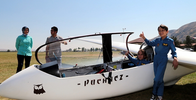 Soma şehidin kızı Betül'ün 
pilotluk hayali gerçek oldu
