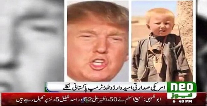 Pakistanlı TV kanalından garip Trump iddiası!