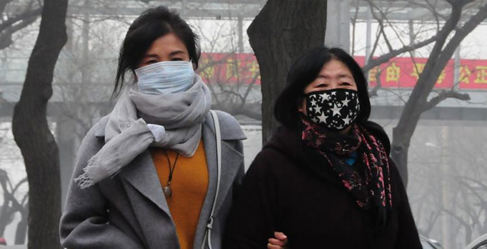 Çin'de hava kirliliği sebebiyle sarı alarma geçildi