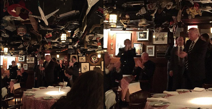 Trump peşindeki basın ordusunu atlattı