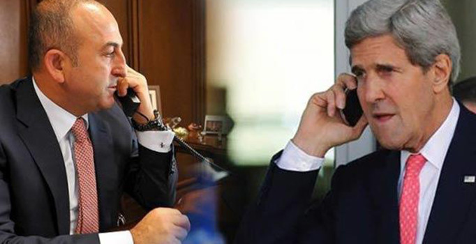 Çavuşoğlu, Kerry ile telefonda görüştü