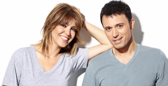 Mustafa Sandal ve Gülben Ergen canlı yayında barıştı