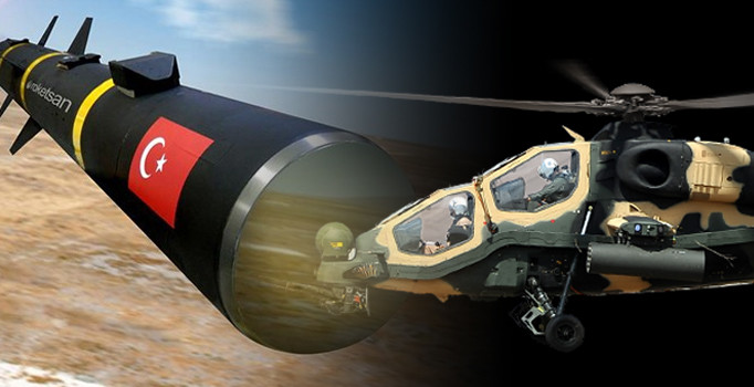 Milli helikopter Atak'a milli füze UMTAS entegre ediliyor