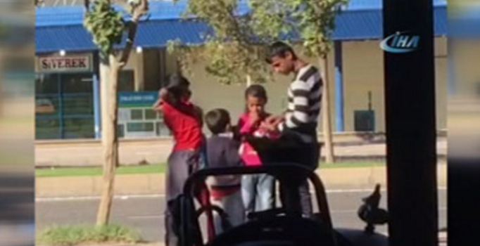 Dilendirilen Suriyeli çocuklar kamerada