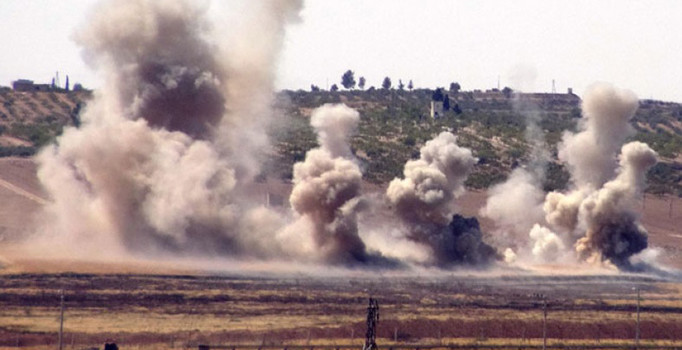 Önce keşif uçuşu yaptılar sonra varil bombası attılar