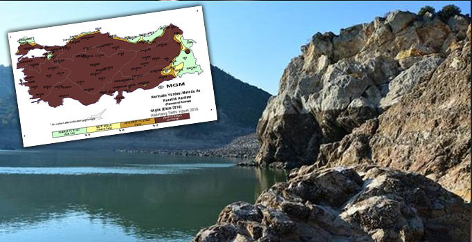Meteoroloji'den korkutan kuraklık haritası
