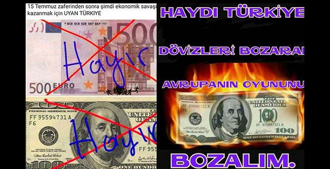 Sosyal medyada 'Dövizini bozdur' kampanyası