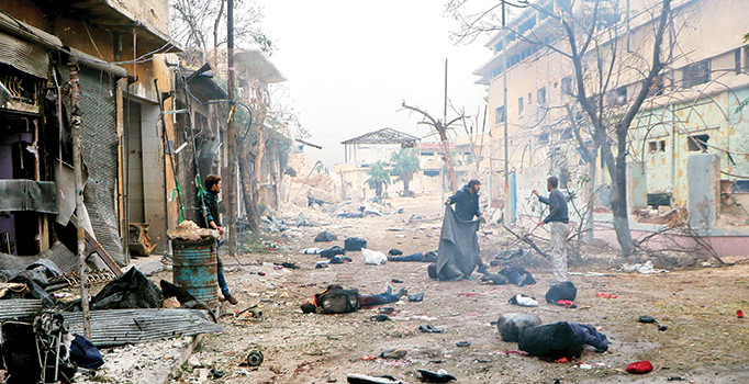 Halep ölüyor dünya seyrediyor