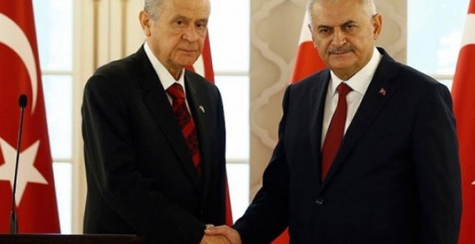 Başbakan Yıldırım ve Bahçeli açıkladı: Başkanlık tamam, tasarı haftaya Meclis'te