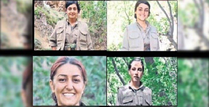 Mayınlı tuzak kuran 4 kadın terörist etkisiz hale getirildi