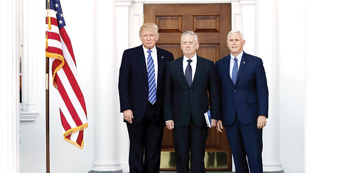 Trump savunma bakanı koltuğuna general James Mattis'i seçti