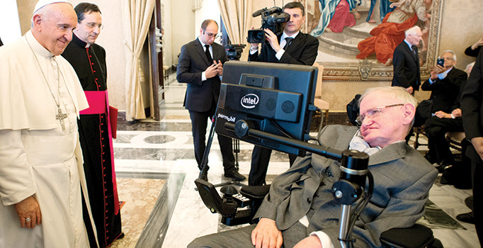 Hawking’den Papa’ya ‘kainat dersi’