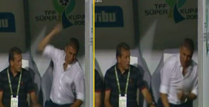 Hamza Hamzaoğlu'nu 
sinirlendiren pozisyon