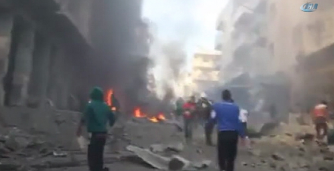 İnsanlık dramının yaşandığı Halep’ten kan donduran görüntüler