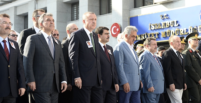 Erdoğan Beyazıt Çeken için 
yapılan törene katıldı