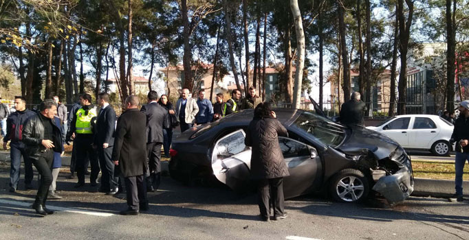 Cumhurbaşkanı Erdoğan’ın konvoyunda trafik kazası | Son dakika haberleri