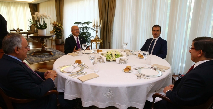 Koalisyon görüşmelerinde 
'İstikşafi' out 'geniş yelpaze' in