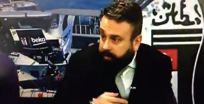 Dolmabahçe'de yaşanan patlama BJK TV canlı yayınına yansıdı