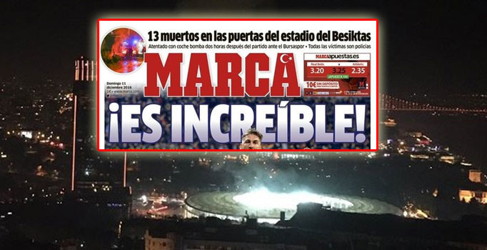 Marca Gazetesi teröre tepki olarak logosuna ay yıldız ekledi