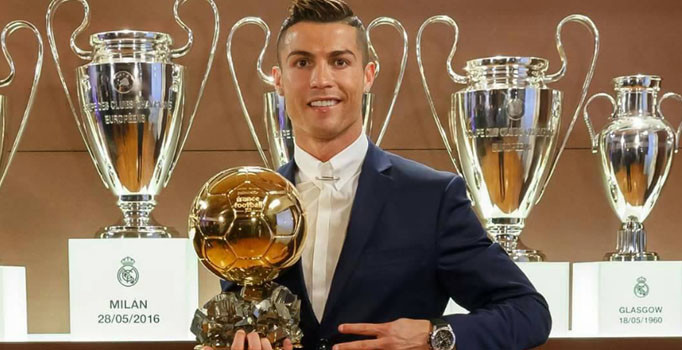2016 FIFA Ballon d’Or ödülünün sahibi Cristiano Ronaldo oldu