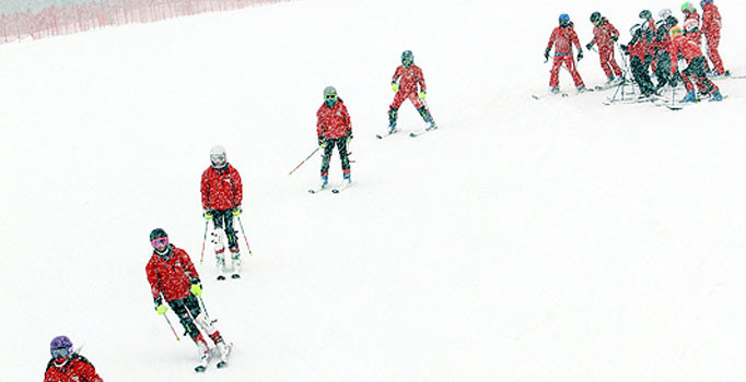 Mayıs ayında kayak keyfi