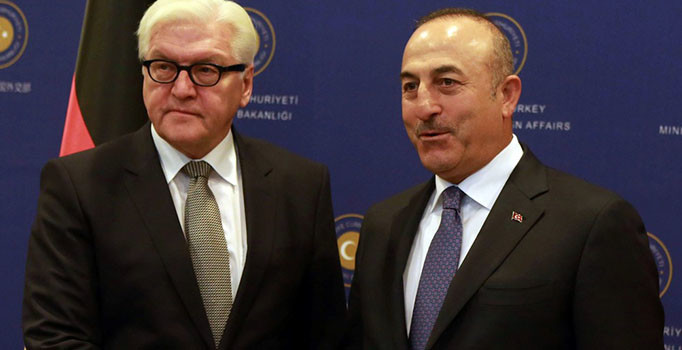 Çavuşoğlu ve Alman mevkidaşı Steinmeier Halep'i görüştü