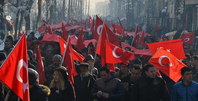 Yüksekova'da 'teröre lanet' yürüyüşü | Son dakika haberleri