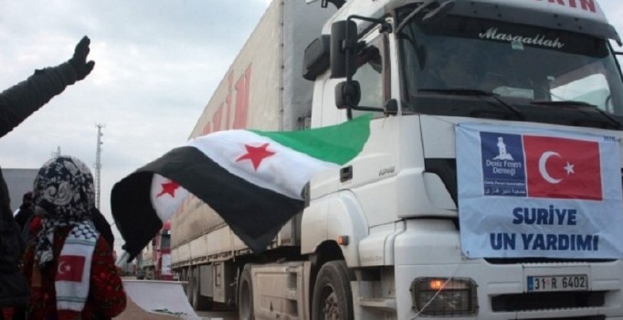 Bursa’dan Halep’e 20 TIR daha yardım gönderildi