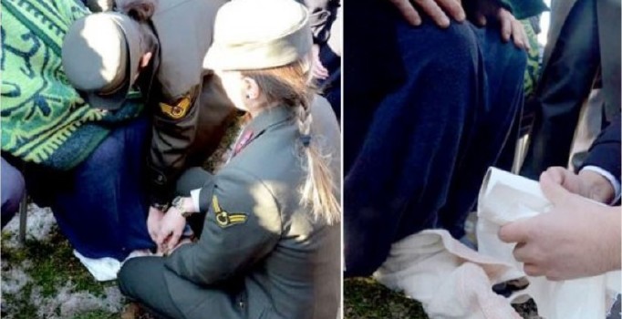 Şehit Kenan Döngel'in annesinin ayaklarını havlularla ısıttılar | Zonguldak haberleri