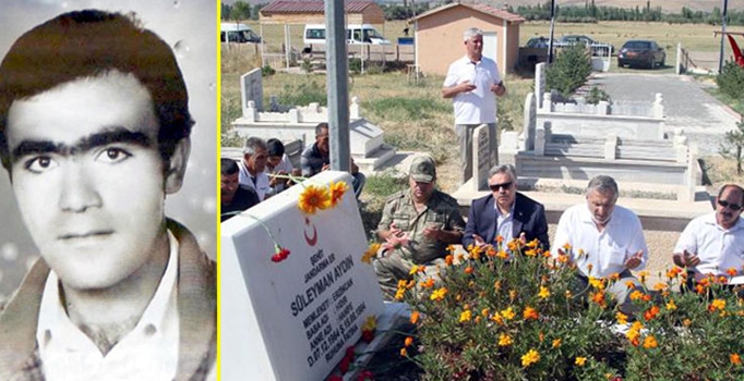 PKK'nın şehit ettiği ilk asker mezarı başında anıldı