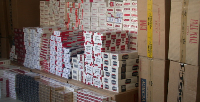 Sakarya’da 8 bin paket kaçak sigara ele geçirildi