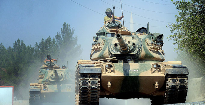 TSK: Azaz ile Cerablus arasında bin 860 kilometrekarelik alan kontrol altına alındı