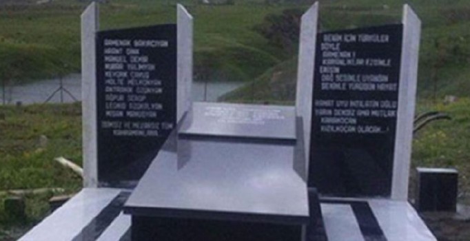 Tunceli’deki sözde Ermeni soykırım anıtı yıkıldı