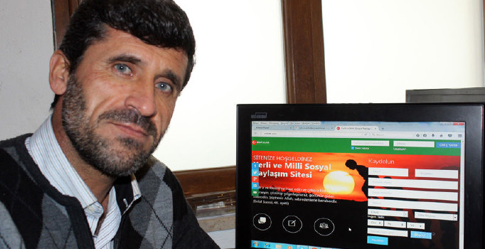 Antalyalı imam yerli sosyal paylaşım sitesi kurdu