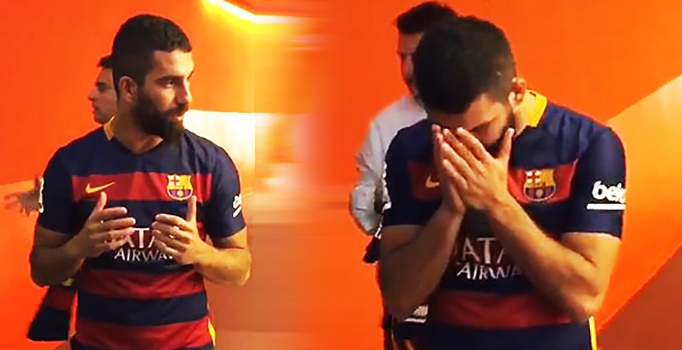 Arda, Nou Camp'a çıkmadan böyle dua etti