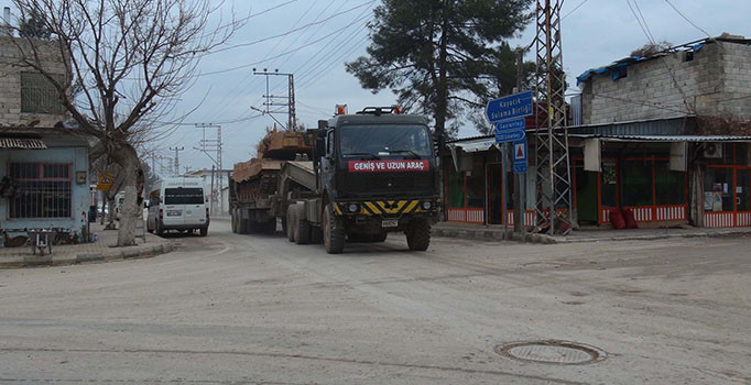 El Bab'a Obüs ve çok namlulu roketatar sevkiyatı yapıldı | Son dakika haberleri