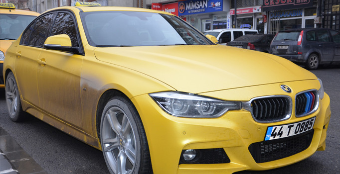 Lüks taksiler Malatya'da yollarda