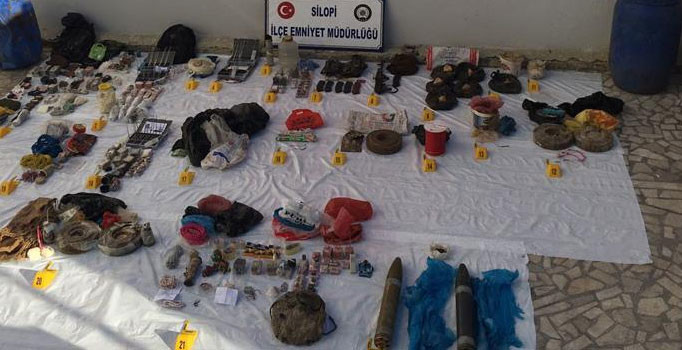 Şırnak'ta çok sayıda mühimmat ele geçirildi